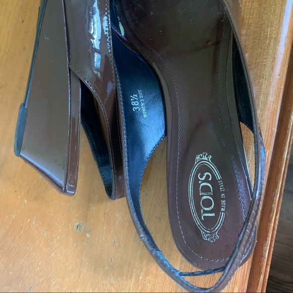 Tod’s patent leather wedges - Picture 5 of 10